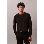 Erkek Regular Fit Merinos Yünü Triko Kazak - Antrasit Melanj - XL