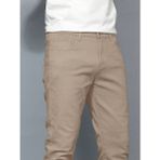 Erkek Regular Fit Normal Kesim Kot Pantolon - Krem - 36