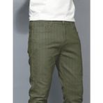 Erkek Regular Fit Normal Kesim Kot Pantolon - Yeşil - 40