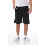 Erkek Regular Fit (Normal Kesim)%100 Pamuklu Şort-Siyah