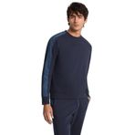 Erkek Regular Fit Pamuklu Bisiklet Yaka Uzun Kollu Lacivert Sweatshirt CR652Q55MF-MIDNIGHT