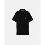 Erkek Regular Fit Pamuklu Kolarında Şerit Desenli Kısa Kollu Siyah T-Shirt 80GAGT05 CJ01T-G89