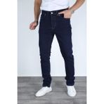 Erkek Regular Fit Rahat Kesim Esnek Likralı Denim Jeans Kot Pantolon - Lacivert - 34