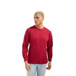 Erkek Regular Fit Uzun Kol Bordo T-Shirt C3T1N5 BORDO XXL