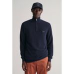 Erkek Regular Fit Yarım Fermuarlı Kazak - Lacivert - S - Evening Blue