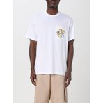 Erkek Regular Fit Yuvarlak Yakalı Cep Detaylı Arkası Grafik Baskılı Kısa Kollu Beyaz-Altın T-Shirt 78GAH6RBJS462-G03