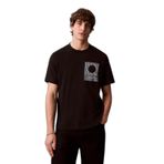 Erkek Regular Fit%100 Pamuklu Baskılı Kısa Kollu Siyah T-Shirt LV04RE803G-UB1