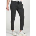Erkek Relaxed Fit Beli Lastikli Bağcıklı Pamuklu Rahat Spor Jogger Pantolon ANTRASİT XL