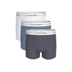 Erkek Relaxed Fit Trunk 3'lü Paket Mavi Boxer
