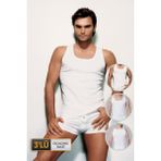 Erkek Ribana Beyaz Atlet 0775 3'lü Ekonomik Paket