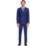 Erkek Saks Mavisi Regular Fit Kruvaze Takım Elbise - 48 / 6