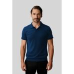 Erkek Saks Slim Fit Dar Kalıp Polo Yaka Düz Kısa Kollu Triko Tişört