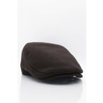 Erkek Şapka Kahve Kışlık Trend Flat Cap Yün Kasket