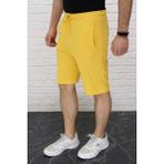 Erkek Sarı Beli Lastikli Cepli Şort & Bermuda AS-200 - 2XL