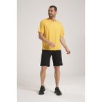 Erkek Sarı Oversize Tshirt / Tişört - L