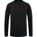 Erkek Sıfır Yaka Kazak Cepli Pike Desen Çelik Örgü Klasik Kalıp - 5214C - Lacivert - 2XL