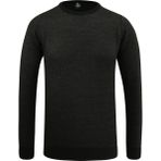 Erkek Sıfır Yaka Kazak Cepli Pike Desen Çelik Örgü Klasik Kalıp - 5214C - Siyah - 2XL
