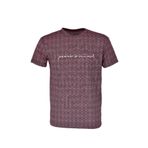 Erkek Sıfır Yaka Kıs Kol Tişört T179 BGL-ST03740 MÜRDÜM 2XL