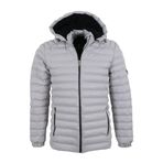 Erkek Şişme Mont Dar Kesim Taş Rengi Rar01367