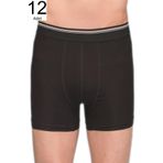 Erkek Siyah 12'Li Paket Likralı Boxer ELF568BER109712