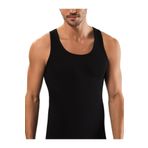 Erkek Siyah 2'li Paket Pamuk Penye Askılı Atlet, 2XL, TYC00238360391-869804SLC26053