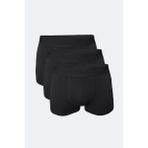 Erkek Siyah 3 Lü Paket Modal Kısa Boxer 011