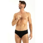Erkek Siyah Bambu Slip Külot (Siyah/M)
