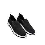 Erkek Siyah Beyaz Triko Aqua Yazlık Sneaker Ayakkabı 40