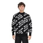 Erkek Siyah Bisiklet Yaka Slim Fit Kazak 75OAFM05