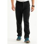 Erkek Siyah İçi Polar Su İtici Rüzgar Geçirmez Kışlık Softshell Outdoor Pantolon