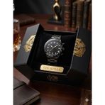 Erkek Siyah Metal Kordon Şık Tasarım Analog Kol Saati
