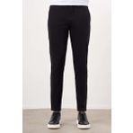 Erkek Siyah Mevsimlik Pamuk Yan Cep Slim Fit Chino Pantolon