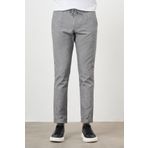 Erkek Siyah Pamuk Keten Trend İpli Jogger Slim Fit Spor Pantolon