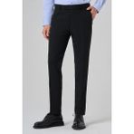 Erkek Siyah Poliviskon Basic Slim Fit Pantolon