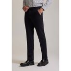 Erkek Siyah Regular Fit Yan Cepli Kot Pantolon - 56