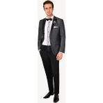 Erkek Siyah Slim Fit Kırlangıç Yaka Desenli Damatlık - 46 / 6 - 6 Drop