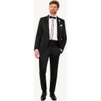 Erkek Siyah Slim Fit Şal Yaka Damatlık - 56 / 6 - 6 Drop