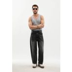 Erkek Skater Fit Jean Pantolon Antrasit