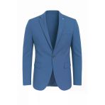 Erkek Slim Fit Blazer Ceket Açık İndigo – Tek Düğmeli – Şık Günlük & Ofis Kombinleri İçin – Tam Astar