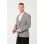 Erkek Slim Fit Blazer Ceket Grimelanj - 48 - 6 Drop