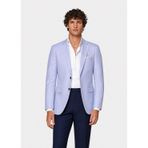 Erkek, Slim Fit Blazer Takım Elbise, İki Düğmeli, Klasik Yaka, Resmi ve Günlük Kullanım (2, Açık Buz Mavi, 52)