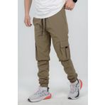 Erkek Slim Fit Cepli Beli ve Paçası Lastikli İnce Spor Pantolon Yeşil Edw071