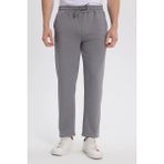 Erkek Slim Fit Dar Kesim Beli Bağcıklı 3 Cepli Geniş Paça Açık Füme Eşofman Altı