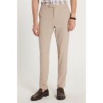 Erkek Slim Fit Dar Kesim Chino Yandan Cepli Pamuklu Taş Pantolon - 30