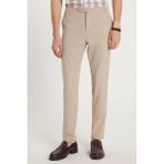 Erkek Slim Fit Dar Kesim Chino Yandan Cepli Pamuklu Taş Pantolon