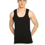Erkek / Spor Atlet / 6'lı Paket Atlet / %100 Pamuklu / [renk : Siyah]