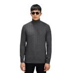 Erkek Spor Balıkçı Yaka Kazak R22507 BGL-ST03177 ANTRASİT XL