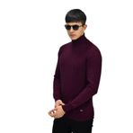 Erkek Spor Balıkçı Yaka Kazak R22507 BGL-ST03177 BORDO L