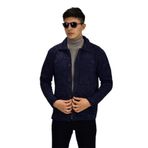 Erkek Spor Düğmeli Hırka R6380 BGL-ST03173 LACİVERT 2XL