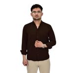 Erkek Spor Gömlek Regular Fit 9601 BGL-ST04412 KAHVE 2XL
